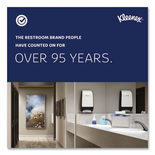 Image of Kleenex® 01890 Multi-Fold Paper Towels, 1-Ply, 9.2 x 9.4, White, 150/Pack, 16 Packs/Carton