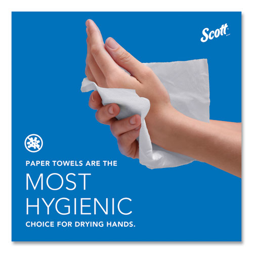 Image of Scott® 01980 Pro Scottfold Towels, 1-Ply, 9.4 x 12.4, White, 175 Towels/Pack, 25 Packs/Carton