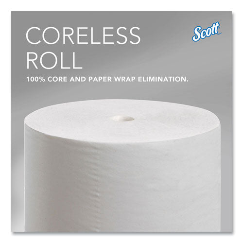 Image of Scott® 04007 Essential Coreless SRB Bathroom Tissue, Septic Safe, 2-Ply, White, 1,000 Sheets/Roll, 36 Rolls/Carton