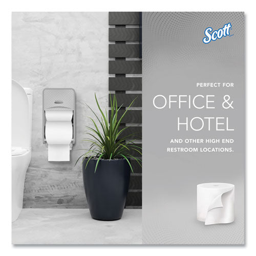 Image of Scott® 04007 Essential Coreless SRB Bathroom Tissue, Septic Safe, 2-Ply, White, 1,000 Sheets/Roll, 36 Rolls/Carton