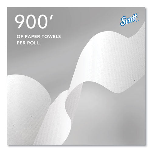 Image of Scott® 43959 Pro Hard Roll Paper Towels with Absorbency Pockets for Scott Pro Dispenser, Blue Core Only, 1-Ply, 7.5" x 900 ft, 6 Rolls/CT