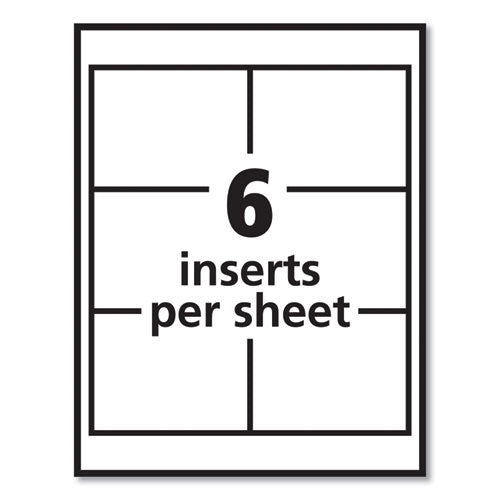 Image of Avery® 74459 Necklace-Style Badge Holder W/laser/inkjet Insert, Top Load, 4 X 3, We, 100/box