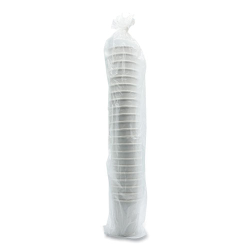 Image of Boardwalk® BWKDW8HCUPPK Paper Hot Cups, Double-Walled, 8 oz, White, 25/Pack