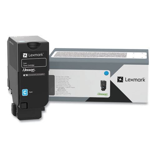 Image of Lexmark 74C0SCG 74C0SCG Return Program Toner, 7,000 Page-Yield, Cyan