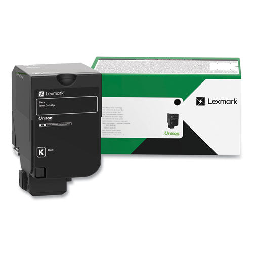 Image of Lexmark 74C0SKG 74C0SKG Return Program Toner, 7,000 Page-Yield, Black