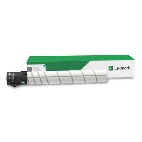 Image of Lexmark 76C0HC0 76C0HC0 High-Yield Toner, 34,000 Page-Yield, Cyan