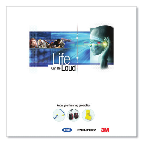 Image of 3M 318-3000 E-A-RPush-Ins Earplugs, Corded, Metal Detectable, 28 dB NRR, One Size Fits Most, Yellow Spherical Pod Plugs, 200 Pairs/Box