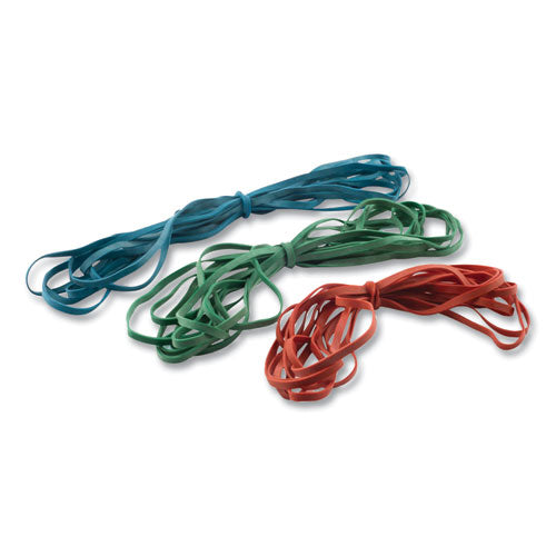 Image of Alliance® SuperSize Bands, 0.25" x 17", 4,060 psi Max Elasticity, Blue, 12/Pack