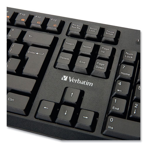 Image of Verbatim® 70735 Wired Keyboard, Black