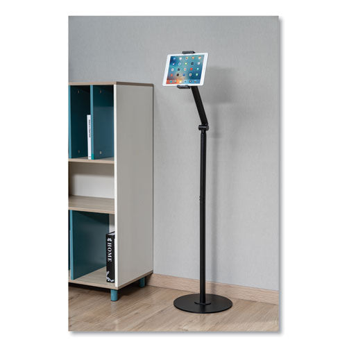 Image of Kantek TS830 Tablet and Phone Stand, Floor Stand, Black