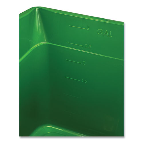 Image of Unger® UNGQB12B Pro Bucket 3-Gallon, Green