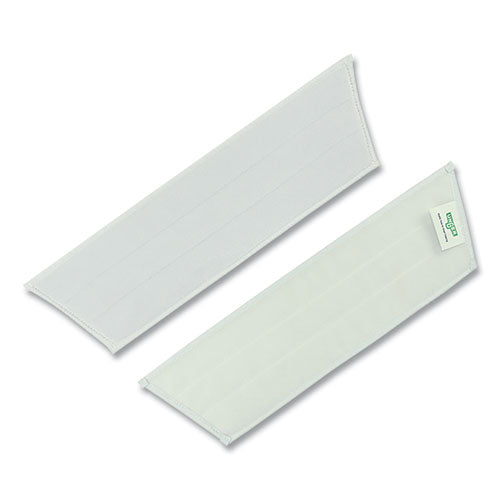 Image of Unger® UNGEF40F Excella Finishing Pad, Microfiber, 20", White, 5/Pack