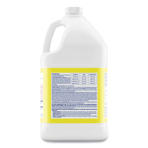 Image of Professional LYSOL® Brand 19200-99985 Disinfectant Deodorizing Cleaner Concentrate, Lemon Scent, 128 oz Bottle