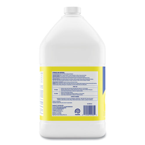 Image of Professional LYSOL® Brand 19200-99985 Disinfectant Deodorizing Cleaner Concentrate, Lemon Scent, 128 oz Bottle, 4/Carton