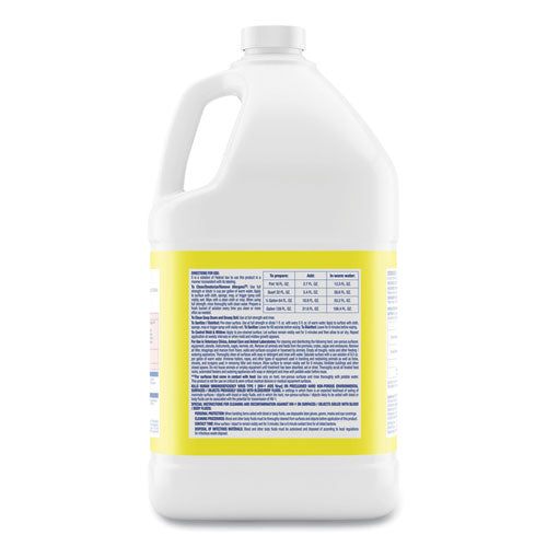 Image of Professional LYSOL® Brand 19200-99985 Disinfectant Deodorizing Cleaner Concentrate, Lemon Scent, 128 oz Bottle, 4/Carton