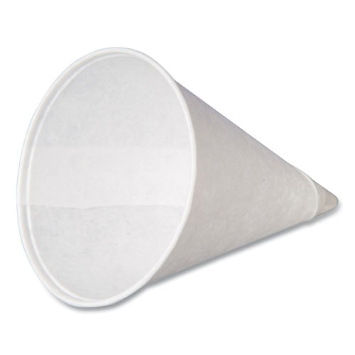 Image of Coffee Pro CPSLCONE4 Paper Cone Cups, 4 oz, White, 200/Pack