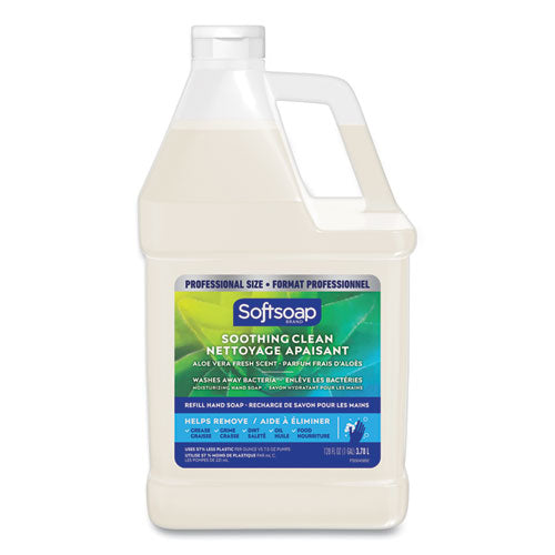 Image of Softsoap® 61036483 Liquid Hand Soap Refill with Aloe, Aloe Vera Fresh Scent, 1 gal., 4/Carton
