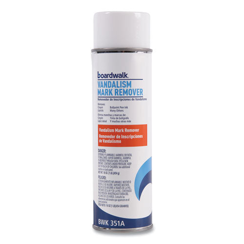 Image of BoardwalkÂ® Vandalism Mark Remover, 15 oz Aerosol Spray, 12/Carton