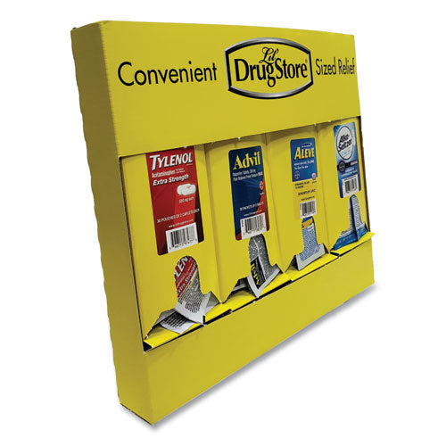 Image of Lil' Drugstore® 71622 Single-Dose Medicine Dispenser, 105-Pieces, Plastic Case, Yellow
