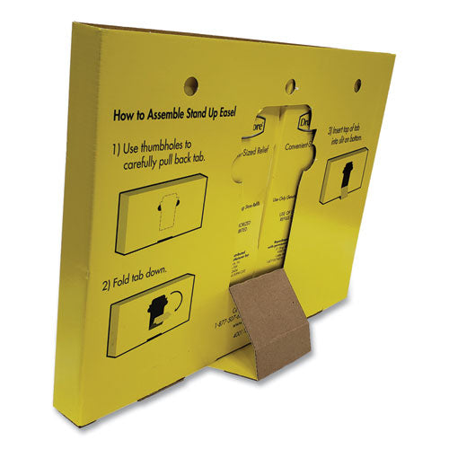 Image of Lil' Drugstore® 71622 Single-Dose Medicine Dispenser, 105-Pieces, Plastic Case, Yellow