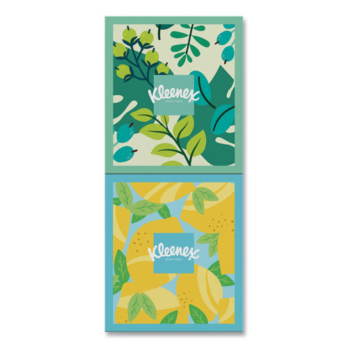 Image of Kleenex® 54289 Soothing Lotion Facial Tissue, 3-Ply, White, 60 Sheets/Box, 4 Boxes/Pack, 8 Packs/Carton