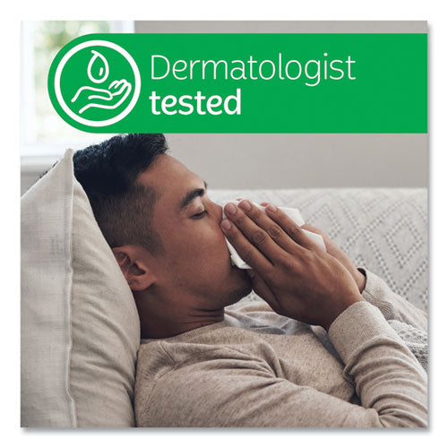 Image of Kleenex® 54289 Soothing Lotion Facial Tissue, 3-Ply, White, 60 Sheets/Box, 4 Boxes/Pack, 8 Packs/Carton