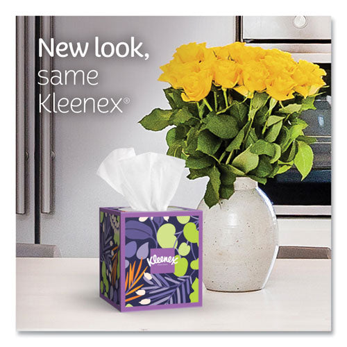 Image of Kleenex® 54308 Ultra Soft Facial Tissue, 3-Ply, White, 60 Sheets/Box, 4 Boxes/Pack, 12 Packs/Carton