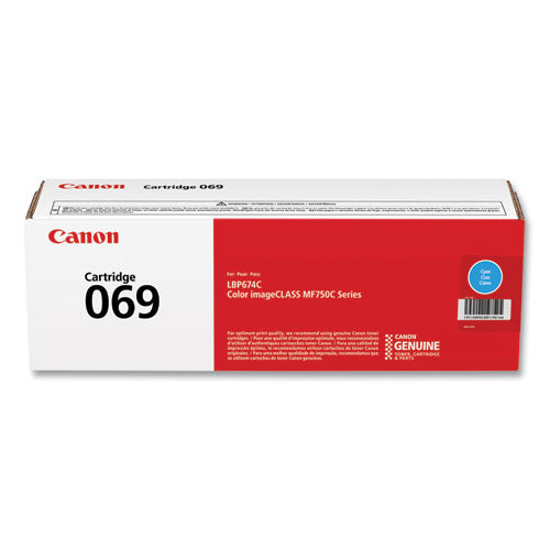 Image of Canon® 5093C001 5093C001 (069) Toner, 1,900 Page-Yield, Cyan