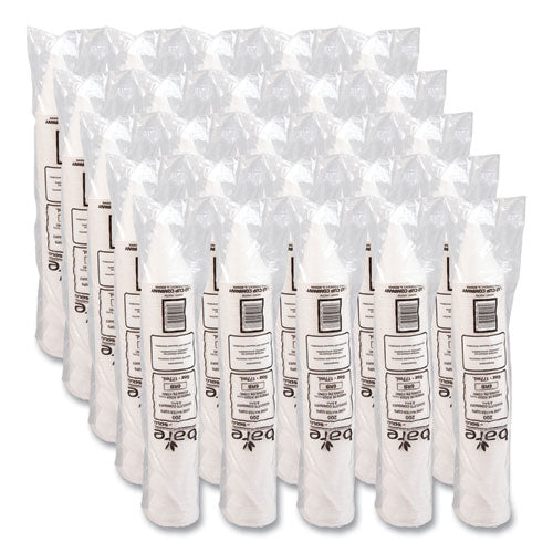 Image of SOLO® 6RB-2050 Bare Eco-Forward Treated Paper Cone Cups, ProPlanet Seal, 6 oz, White, 200/Sleeve, 25 Sleeves/Carton