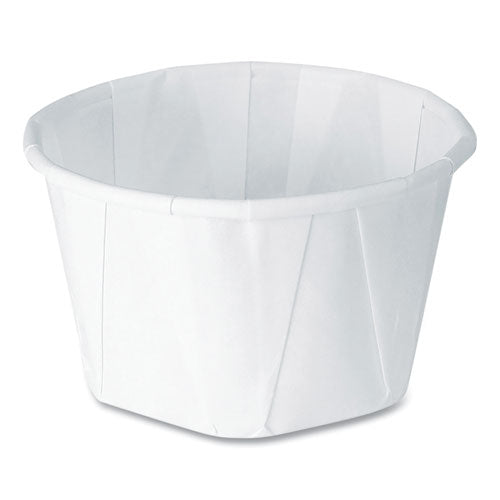 Image of SOLO® 325-2050 Paper Portion Cups, ProPlanet Seal, 3.25 oz, White, 250/Bag, 20 Bags/Carton