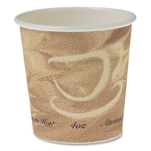 Image of SOLO® 374MS-0029 Single Sided Poly Paper Hot Cups, 4 Oz, Mistique Design, 1,000/carton