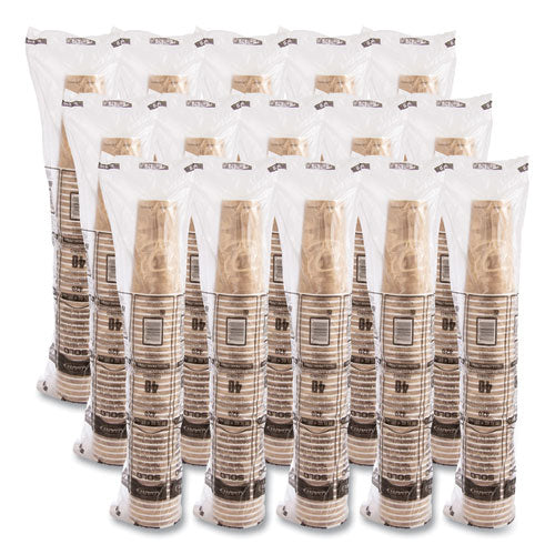 Image of SOLO® 420MS-0029 Single Sided Poly Paper Hot Cups, 20 Oz, Mistique Design, 40/bag, 15 Bags/carton