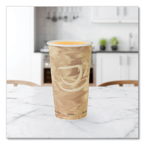 Image of SOLO® 420MS-0029 Single Sided Poly Paper Hot Cups, 20 Oz, Mistique Design, 40/bag, 15 Bags/carton