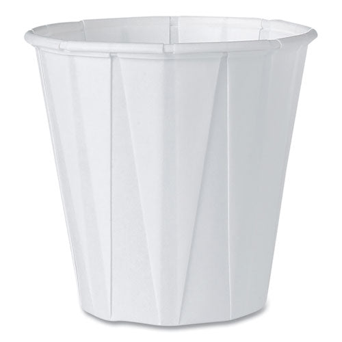 Image of SOLO® 450-2050 Paper Portion Cups, ProPlanet Seal, 3.5 oz, White, 100/Bag, 50 Bags/Carton