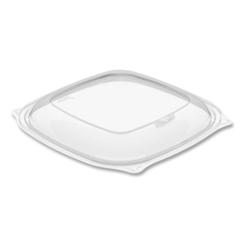 Image of Dart® PP2464BDL PresentaBowls Pro Clear Square Bowl Lids, Large Vented Square, 8.5 x 8.5 x 1, Clear, Plastic, 63/Bag, 4 Bags/Carton
