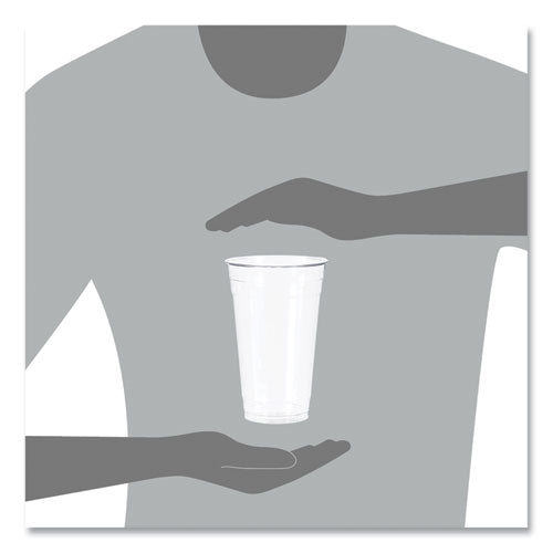 Image of Dart® TD24 Ultra Clear PETE Cold Cups, 24 oz, Plastic, Clear, 50/Sleeve, 12 Sleeves/Carton