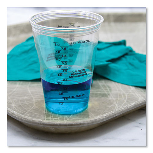 Image of Dart® TP10DGM PET Graduated Medical and Dental Cups, 10 oz, Plastic, Clear, 50/Bag, 20 Bags/Carton