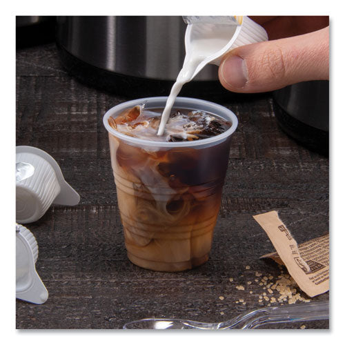 Image of Dart® Y5 High-Impact Polystyrene Cold Cups, 5 oz, Plastic, Translucent, 100/Pack