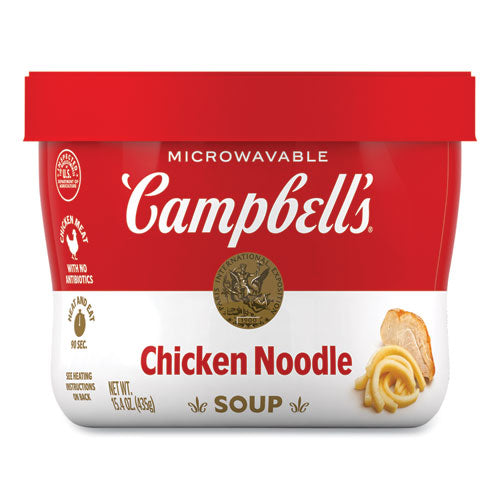 Image of Campbell's® 51000134592 Chicken Noodle, 15.4 oz Bowl, 8/Carton