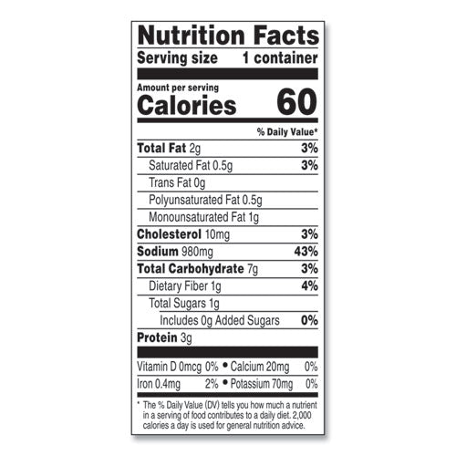 Image of Campbell's® 51000149824 Soup On The Go Chicken with Mini Noodles, 10.75 oz Cup, 8/Carton