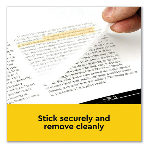 Image of Post-it® 600-TRSPT-10PK Transparent Notes, 2.88" x 2.88", Clear, 36 Sheets/Pad, 10 Pads/Pack