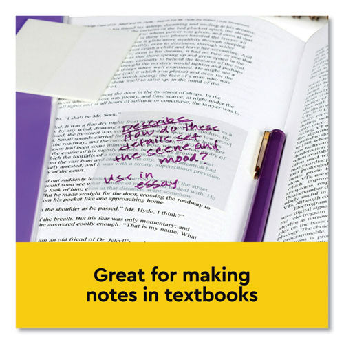 Image of Post-it® 600-TRSPT-10PK Transparent Notes, 2.88" x 2.88", Clear, 36 Sheets/Pad, 10 Pads/Pack