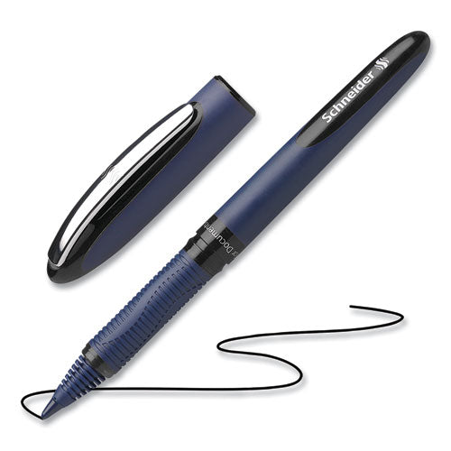 Image of Schneider® 183094 One Business Rollerball Pen, Stick, Fine 0.6 mm, Assorted Ink and Barrel Colors, 4/Pack