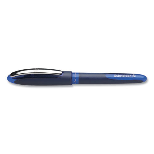 Image of Schneider® 183094 One Business Rollerball Pen, Stick, Fine 0.6 mm, Assorted Ink and Barrel Colors, 4/Pack