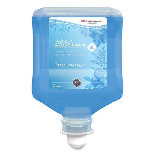 Image of SC Johnson Professional® AZU2LT Refresh Foaming Hand Soap Refill, Fresh Scent, 2 L, 4/Carton