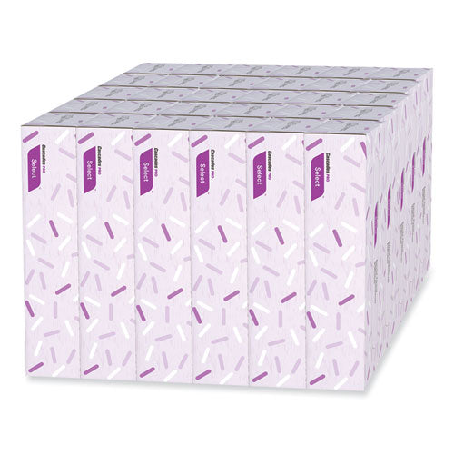 Image of Cascades PRO F950 Select Flat Box Facial Tissue, 2-Ply, White, 100 Sheets/box, 30 Boxes/carton