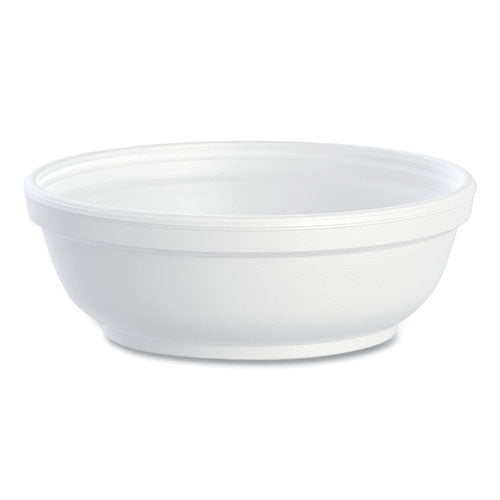 Image of Dart® 6B20 Insulated Foam Bowls, 6 Oz, White, 50/pack, 20 Packs/carton