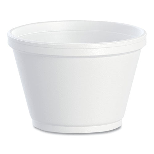 Image of Dart® 6SJ12 Foam Containers, 6 Oz, White, 50/bag, 20 Bags/carton