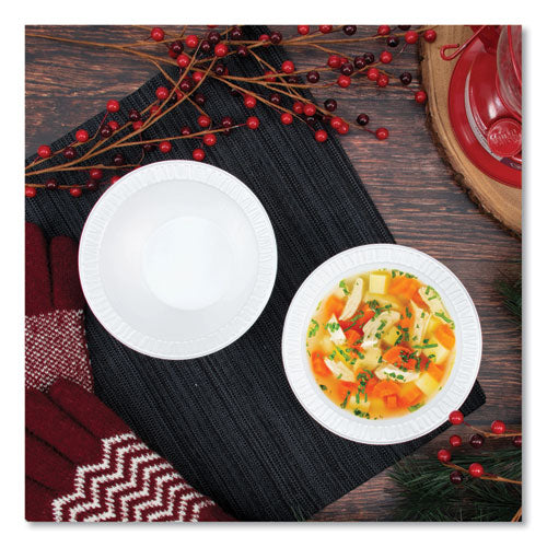 Image of Dart® 12BWWCR Concorde Foam Bowl, 10, 12 Oz, White, 125/pack, 8 Packs/carton