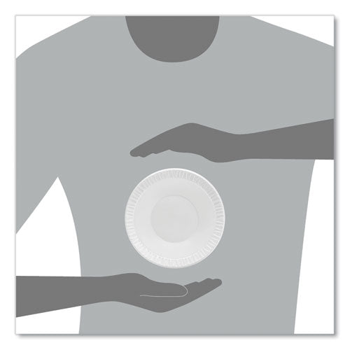 Image of Dart® 12BWWCR Concorde Foam Bowl, 10, 12 Oz, White, 125/pack, 8 Packs/carton